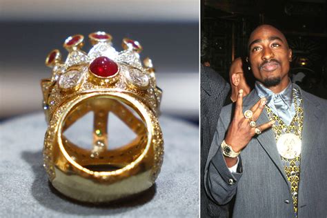 tupac versace rings|ring Tupac last appearance.